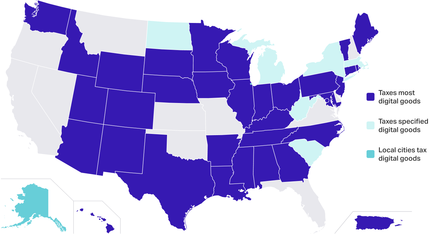 SaaS sales tax by state The SaaS sales tax index